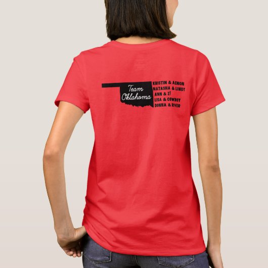 2017 AKC Oklahoma Nationals Team T-shirt (Achterkant)