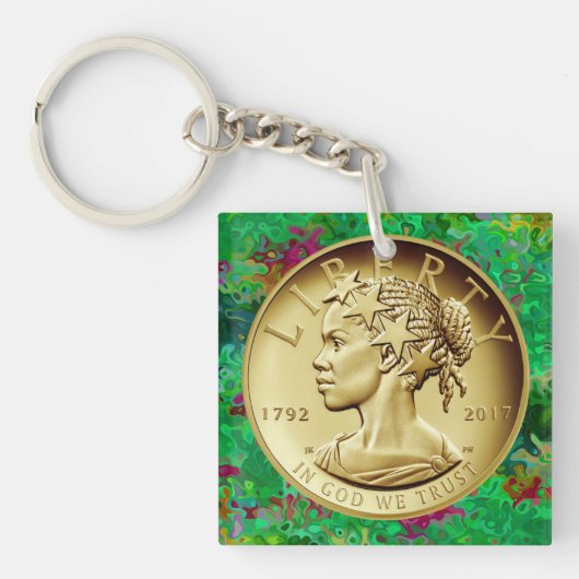 2017 American Liberty 225th Annive Sleutelhanger (Voorkant)