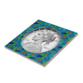 2017 American Liberty 225th Jubileum Silver C Tegeltje (Zijkant)