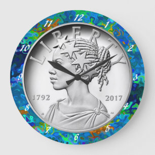 2017 American Liberty 225th Jubileum Silver  Grote Klok
