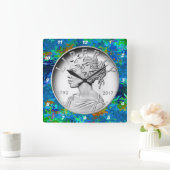  2017 American Liberty Silver Coin   Vierkante Klok (Huis)