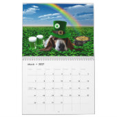 2017 Basset Hound Kalender (Mar 2027)