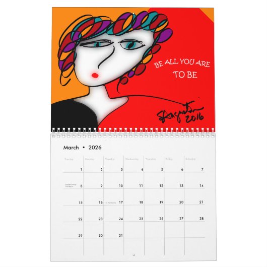 2017 "BE"-ATTITUDES CALENDAR KALENDER (Mar 2026)