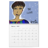 2017 "BE"-ATTITUDES CALENDAR KALENDER (Feb 2027)