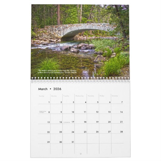 2017 Beauty of Natuur Photography Calendar Kalender (Mar 2026)
