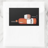 2017 Cheers! Rechthoekige Sticker (Tas)