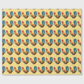 2017 Chinees nieuwjaar roosterdopapier Cadeaupapier (Vlak)