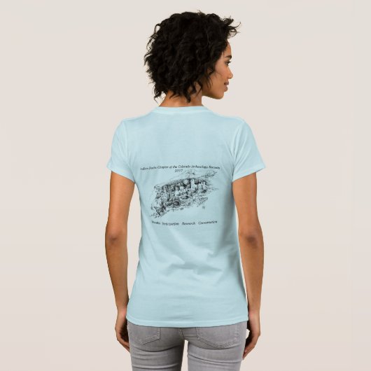 2017 Cliff Dwelling T-Shirt voor dames (Achterkant volledig)