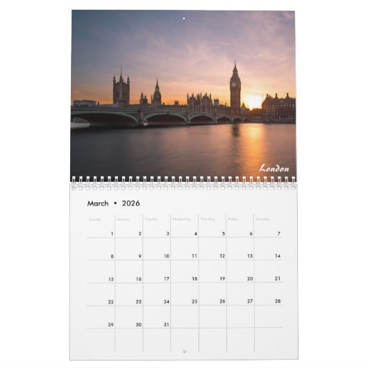 2017 de Kalender van de Bestemming (Mar 2026)