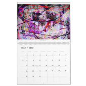 2017 Digital Abstractions ART CALENDAR Kalender (Mar 2026)