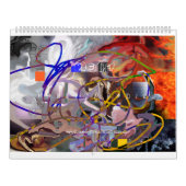 2017 Digital Abstractions ART CALENDAR Kalender (Hoes)