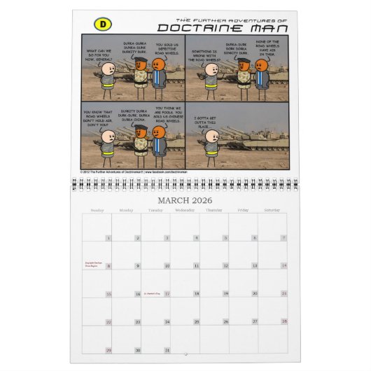 2017 Doctrine-Man agenda Kalender (Mar 2026)