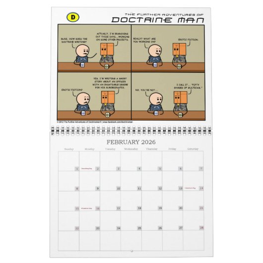 2017 Doctrine-Man agenda Kalender (Feb 2026)