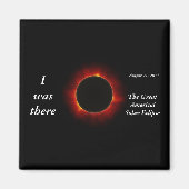 2017 editie Solar Eclipse "I was there" Magneet (Voorkant)