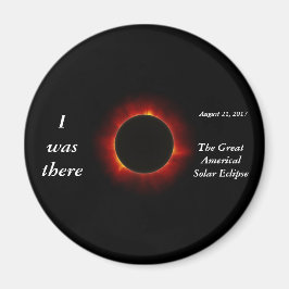 2017 editie Solar Eclipse "I was there" Magneet