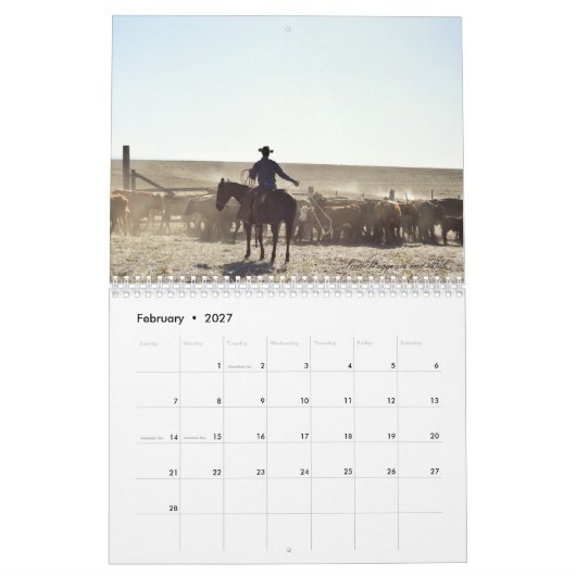 2017 Een foto-kalender maken Kalender (Feb 2027)