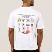 2017 Ekiden Coconut Wireless Team Shirt (Achterkant)