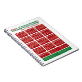 2017 Ethiopisch-orthodoxe vastenkalender 2024/25 Notitieboek (Rechterzijde)