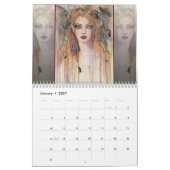 2017 Fantasy Faces Kunstkalender Molly Harrison Kalender (Jan 2027)