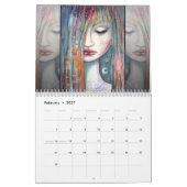 2017 Fantasy Faces Kunstkalender Molly Harrison Kalender (Feb 2027)
