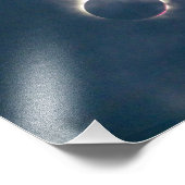 2017 Full Solar Eclipse Foto afdrukken (Hoek)