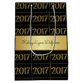 2017 Gepersonaliseerd Afstuderen Medium Cadeauzakje (Achterkant)