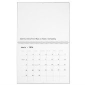 2017 Grote wandkalender met UW FOTO'S en TEKST Kalender (Mar 2026)