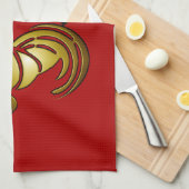 2017 Haan Chinees teken en kalligrafie handdoek (Quarter Fold)