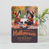 2017 Happy Halloween Custom Kaart (Staand voorkant)