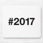 2017 Hashtag 8 Verjaardag Jubileum Muismat (Voorkant)
