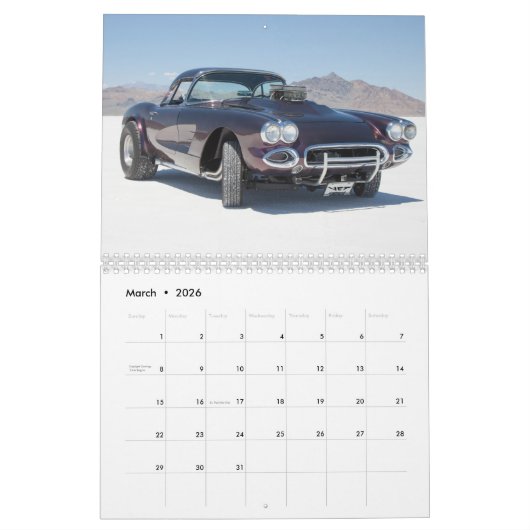 2017 Hot Rods Calendar Kalender (Mar 2026)