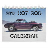 2017 Hot Rods Calendar Kalender (Hoes)