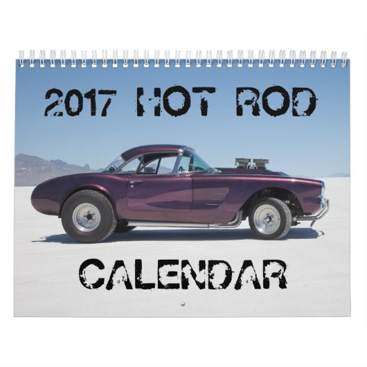 2017 Hot Rods Calendar Kalender (Hoes)
