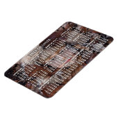 2017 Jaar Maandelijks Agenda Wit | Foto toevoegen Magneet (Linkerzijde)