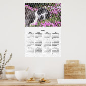 2017 Jaarlijkse gezelschap foto aangepaste kalende Poster (Keuken)