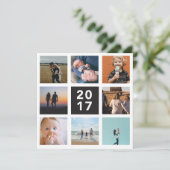 2017 Jaaroverzicht Kerstkaart (Staand voorkant)