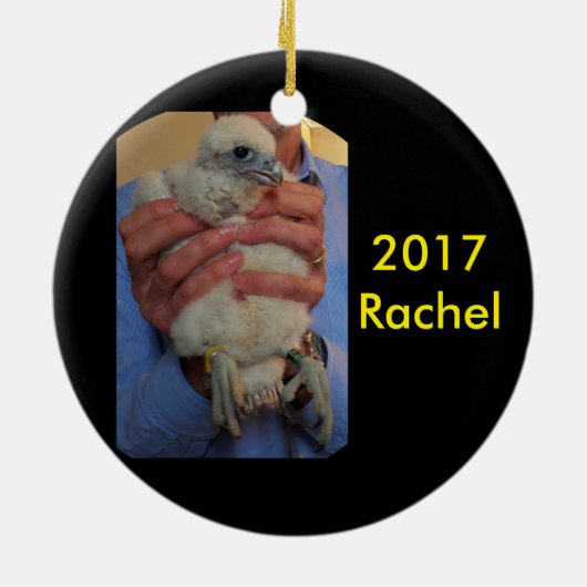 2017 Keramisch Ornament Rachel (Achterkant)