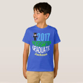 2017 Kindergarten Afstuderen aangepaste Kinderen T-shirt (Voorkant volledig)
