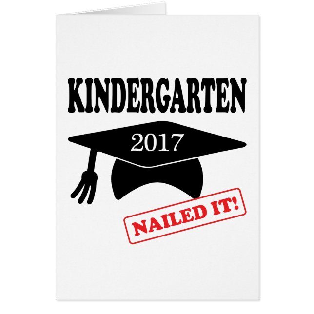 2017 Kindergarten Nailed it (Voorkant)