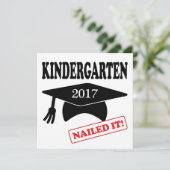 2017 Kindergarten Nailed it Kaart (Staand voorkant)