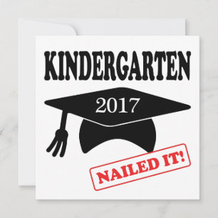 2017 Kindergarten Nailed it Kaart