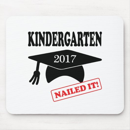 2017 Kindergarten Nailed it Muismat (Voorkant)