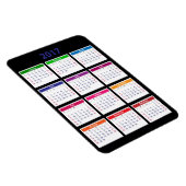 2017 Kleurenkalender  Groot Magneet (Rechterzijde)