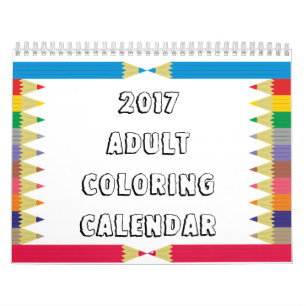 2017 Kleurkalender voor volwassenen Kalender