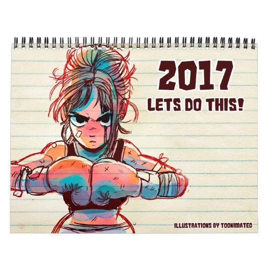 2017 "Laten we dit doen!" Agenda Kalender (Hoes)