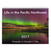 2017 Leven in de Pacific Northwest Wall Agenda Kalender (Hoes)