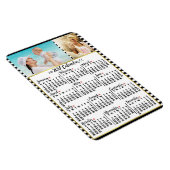 2017 Maandelijkse kalenderstripes | Aangepaste fot Magneet (Rechterzijde)