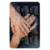 2017 Magnetische Kalender Foto Magneet 4x6 (Verticaal)