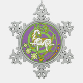 2017 Mink Holidaze Xmas Ornament Green/Paars