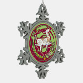 2017 Mink Holidaze Xmas Ornament Red/Citrine (Links)